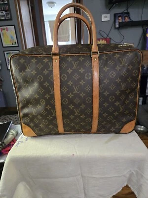 Louis Vuitton Sirius 45 Monogram Travel Bag Suitcase Vintage GUC - Image 1 of 4