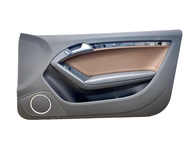 2008–2017 AUDI A5 S5 RS5 COUPE FRONT RIGHT DOOR PANEL BLACK BROWN OEM 8T - Image 1 of 4