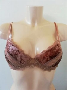 ARGENTOVIVO SOUTIEN GORGE PLONGEANT TAILLE 85C REF 00089-00 COULEUR MARRON - Picture 1 of 3