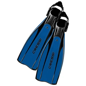Used Cressi Pro Light Open Heel Scuba Dive Fins - Blue, M/L Mens:8.5-11 W:9.5-12 - Picture 1 of 1