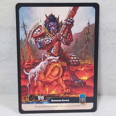 World Of Warcraft War Of The Elements Huntsman Gorwal 6/220 Uncommon TCG Card - Image 1 of 2