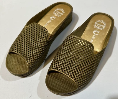 Sandalia Jeffrey Campbell Havana Last Glitze para mujer talla 7 dorado bronce Foto 1 de 4