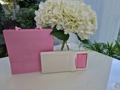 SWAROVSKI Pink Metal Compact Mirror Limited Edition  - Boxed Brand New Rare - image 1 of 4