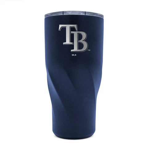MLB Baseball Tampa Bay Rays 30oz Stainless Steel Morgan Travel Tumbler Cover
