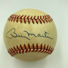 Nice Billy Martin Signed Official American League Baseball With JSA COA