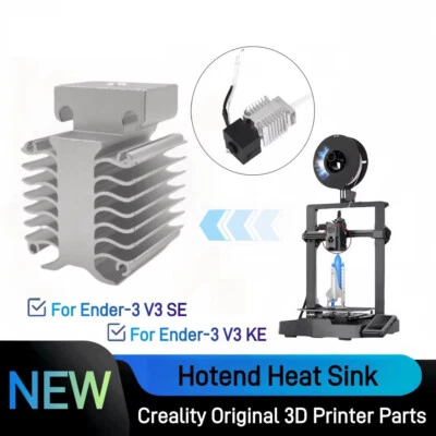 Heat Sink All-Metal Radiator for Creality Ender 3 V3 Se/KE 3D Printer Parts - Image 1 of 4