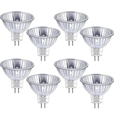 Set of 8 Pieces Halogen Light Bulbs MR16 12V 35W FTD Halogen Spotlight Bulbs - Image 1 of 4