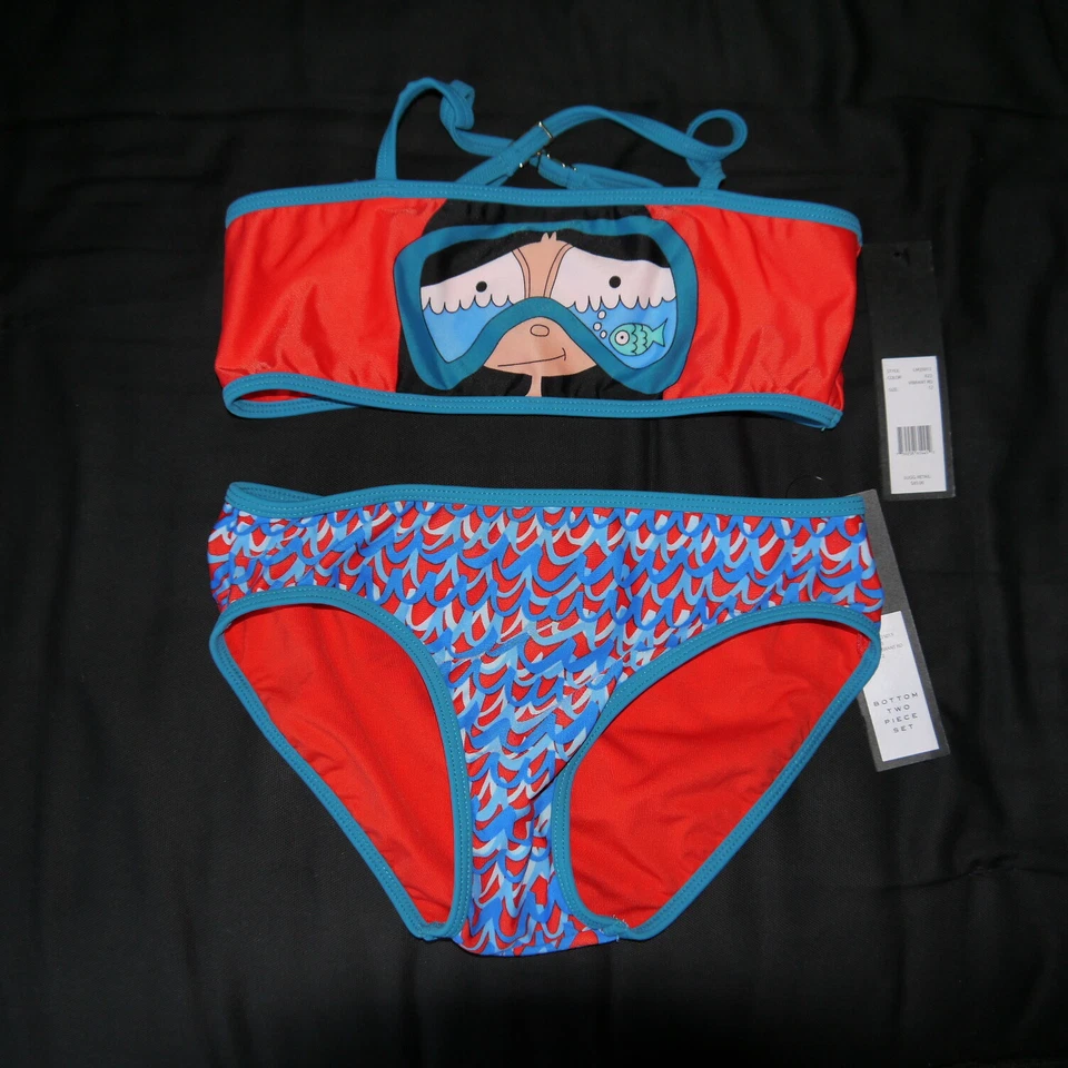 NWT Little Marc Jacobs Girls 2PC Bikini Set Swimwear  Sz. 12   - Image 1 of 4