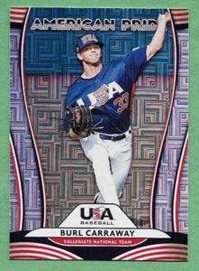 2020 Panini USA American Pride # AP-14 Burl Carraway in Near Mint Condition - Picture 1 of 2
