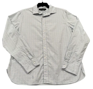 NEW The Men's Store at Bloomingdale's Slim Fit Button Up Shirt Blue Medium M NWT - Picture 1 of 2