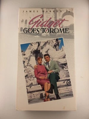Gidget Goes to Rome (VHS) 1963 James Darren, Cindy Carol TESTED - Image 1 of 3