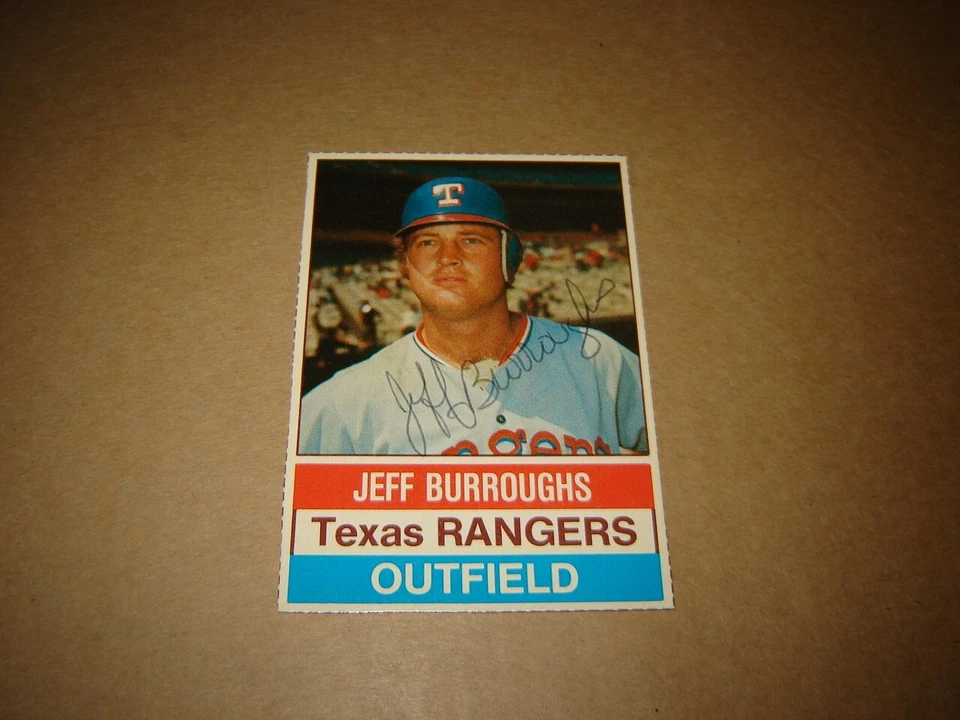 Jeff Burroughs SIGNED 1976 Hostess baseball card # 111 NM Nice - Image 1 of 1