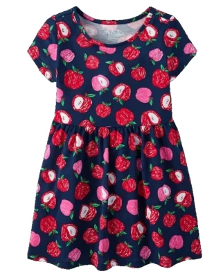 New Navy Blue TCP The Children's Place Apple Dress Size XS 4 NWT - Image 1 of 3