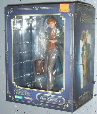  Kotobukiya Animais Fantásticos Crimes Grindelwald Escala 1/10 PVC Newt Scamander - Imagem 1 de 4