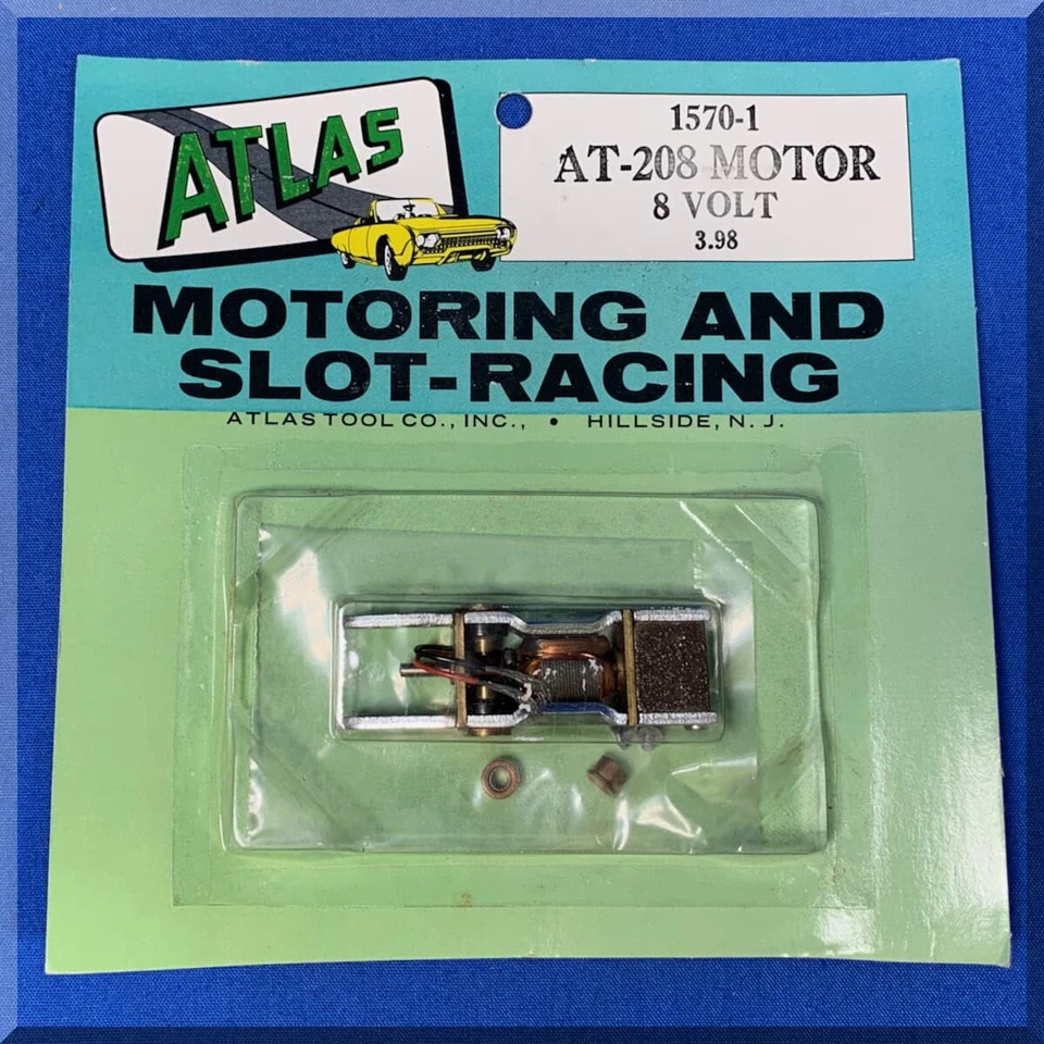 ATLAS SLOT CHASIS COCHE REPUESTOS AT-208 MOTOR 8 VOLTIOS TARJETA COMPLETA 1570-1 Foto 1 de 1