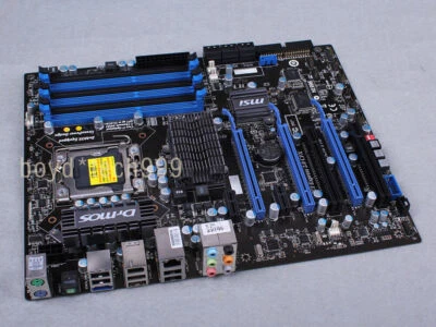 MSI X58 PRO-E X58 Pro LGA 1366/Socket B Intel X58 Motherboard DDR3 MS-7522 ATX - Image 1 of 4
