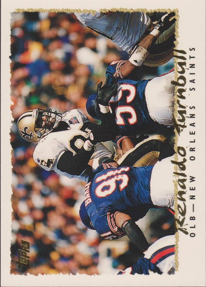 1995 Topps Renaldo Turnbull #142 New Orleans Saints Football Card - Image 1 of 1