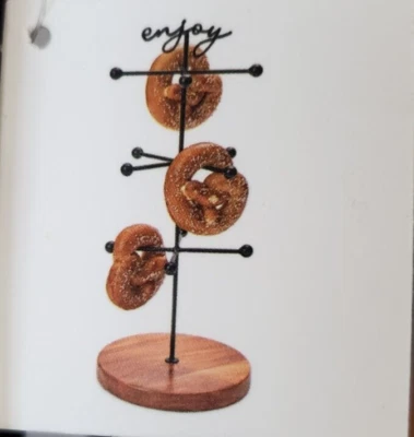 Soporte de exhibición The Cellar Enjoy Donut Bagel Pretzel Tree C7 Foto 1 de 2