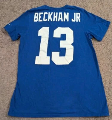 Camiseta deportiva mediana para hombre Nike NFL New York Giants Odell Beckham JR #13 Foto 1 de 4