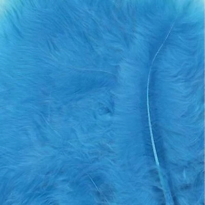 Marabout Feathers 15pc - Turquoise - Picture 1 of 1
