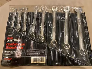 Pre-owned Craftsman 44748 Combination SAE Wrench Set 8 Piece 1/4”-5/8” - Picture 1 of 6