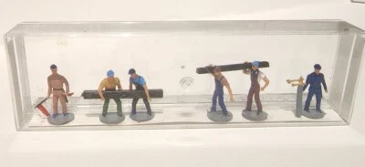 Merten 876 - Juego de (6) figuras de reparación de ferrocarriles y vías para  Foto 1 de 3