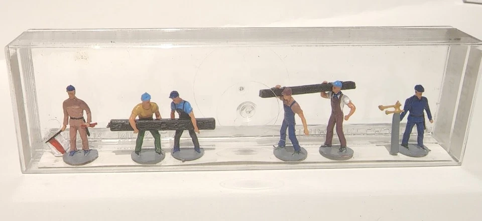 Merten 876 - Set of (6) Railway & Track Repair Figures for  - Image 1 of 3
