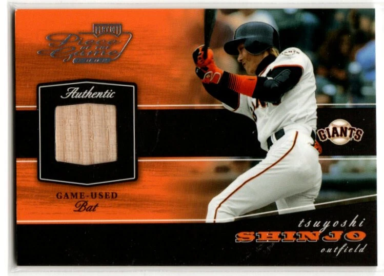 2002 年季后赛比赛棒球 Tsuyoshi Shinjo 球棒巨人 — 第 1/1 张图片