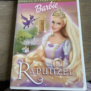 Barbie as Rapunzel (2002, DVD) Fairy Tale Adventure Mattel Fast Shipping Movie - Imagen 1 de 2