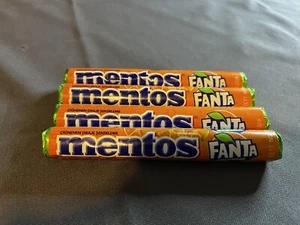 Mentos Fanta Orange Flavour 4 x 37.5g - NEW - Picture 1 of 3