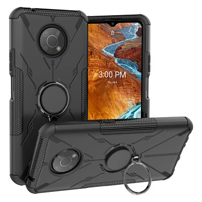 For Nokia G400 Case Shockproof Magnetic Ring Holder Stand Cover+Tempered Glass - Image 1 of 4