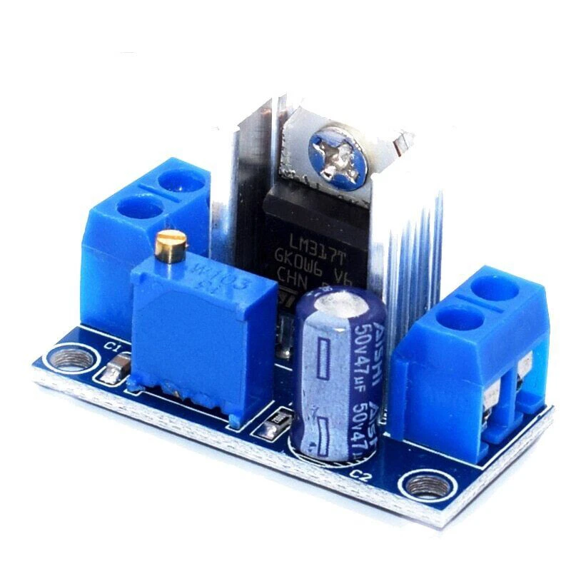 LM317 Adjustable Voltage Regulator Power Board DC-DC Converter Step-Down Module