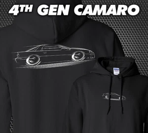 Hoodie 4th Gen Camaro 1993-2002 Chevy 1997 1998 1999 2000 2001 Chevrolet Z28  - Picture 1 of 20