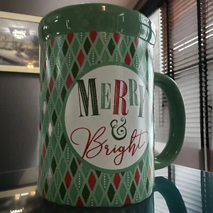 Merry & Bright DesignPac Christmas Mug / Coffee Cup - Picture 1 of 11