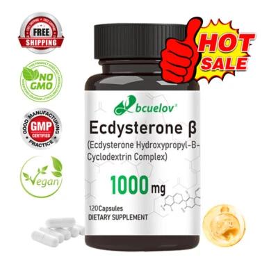 BCUELOV Ecdysterone Muskelaufbau Stark Anabol Increase Muscle Mass and Stamina 30/60/120