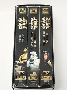 STAR WARS TRILOGY 2000 SPECIAL EDITION Footage 3 VHS TAPE SET - Bild 1 von 7