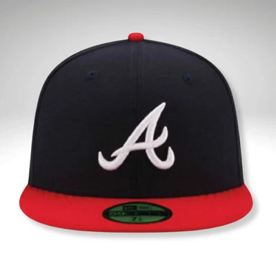 Atlanta Braves ATL MLB Game Authentic 59FIFTY Fitted Cap - 5950 - Image 1 of 2