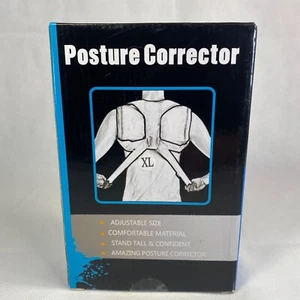 Posture Corrector Back Shoulder Support Brace Neck Pain Relief, Unisex XL Adjust - Picture 1 of 9