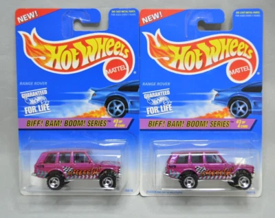Hot Wheels Range Rover Biff Bam Boom Series #544 Mattel 16916 2 Car Lot - Image 1 of 2