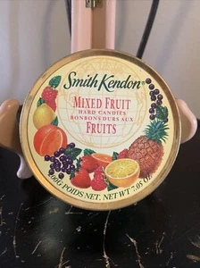 VINTAGE Smith Kendon Mixed Fruit Travel Sweets Hard Candies Tin Empty - Picture 1 of 4