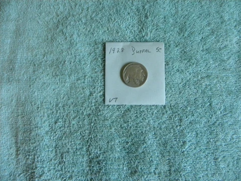 U.S. COIN 1928 INDIAN HEAD / BUFFALO NICKEL (5C) Cover