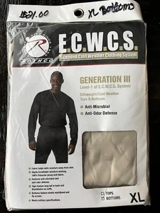 Gen 3 Level 1 X-Large Regular Sand Tan Silk Weight Drawers Bottoms ECWCS Army  - Picture 1 of 5