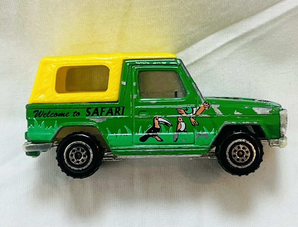 Mercedes MB G-Wagon Realtoy 1/57 Die Cast Car Green Safari SUV Jungle Cruiser Foto 1 de 4