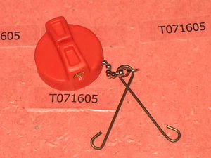 OEM Genuine HOMELITE A-96936 red fuel gas fill cap ~ 240, 245 chainsaw NOS - Picture 1 of 5