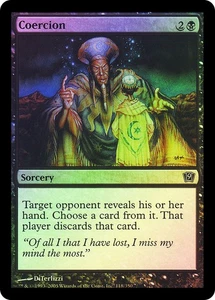 MTG FOIL Coercion  - 9th Edition #118 - Picture 1 of 1