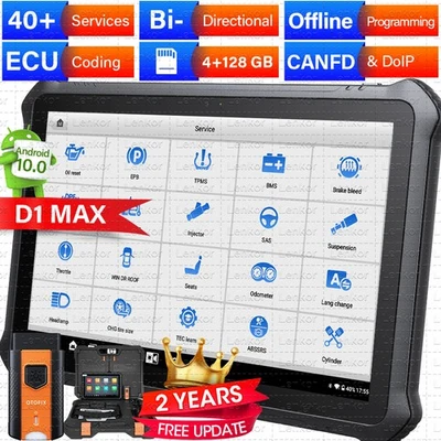2025 OTOFIX D1 MAX Bidirectional OBD2 Scanner Coding Full System Diagnostic Tool