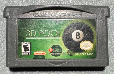 Archer McLean’s 3D Pool - Nintendo GBA Cartridge Only - Tested & Working - Image 1 of 3