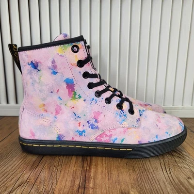 Botas Pascal de gamuza Dr. Doc Martens Sheridan para mujer talla 7 rosa arco iris ráfaga Foto 1 de 4