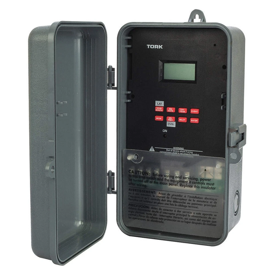 TORK DWZ200B ElectronicTimer,Astronomic,Gray,Plastic 45EJ73 - Image 1 of 1