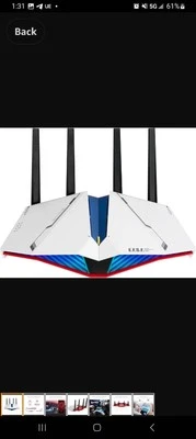 ASUS AX5400 RT-AX82U GUNDAM EDITION 1000 Mbps Wireless Router - Image 1 of 4